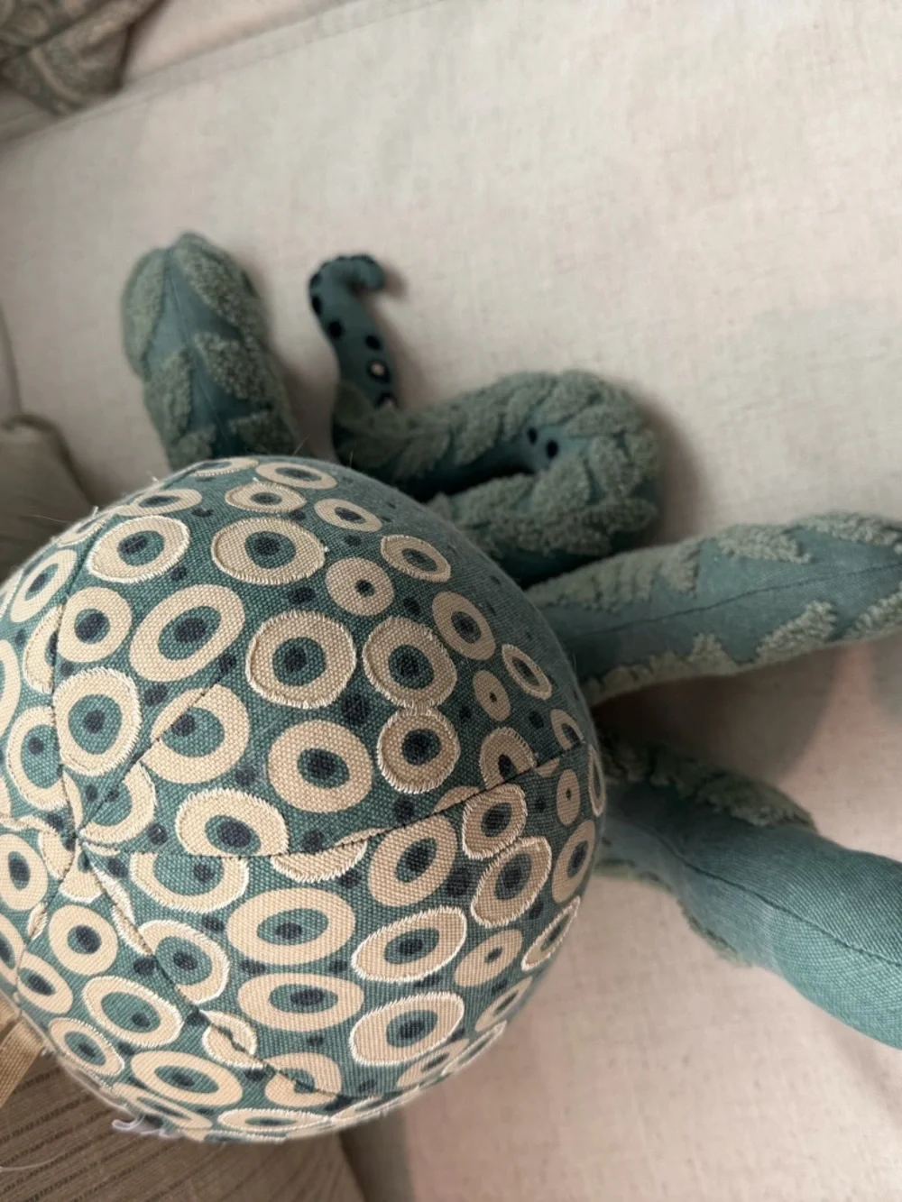 Crate&Barrel Green Octopus Wall Decor